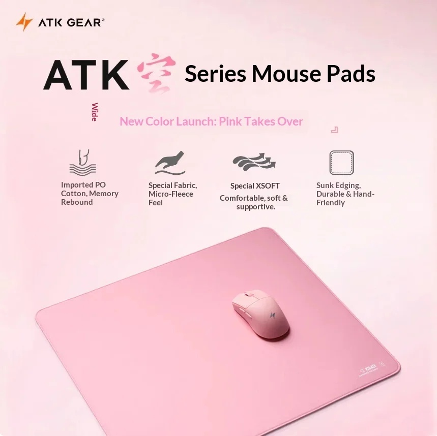 Alas Mouse Gaming Besar ATK Sk - Pc Gaming Pink ulasan dan harga