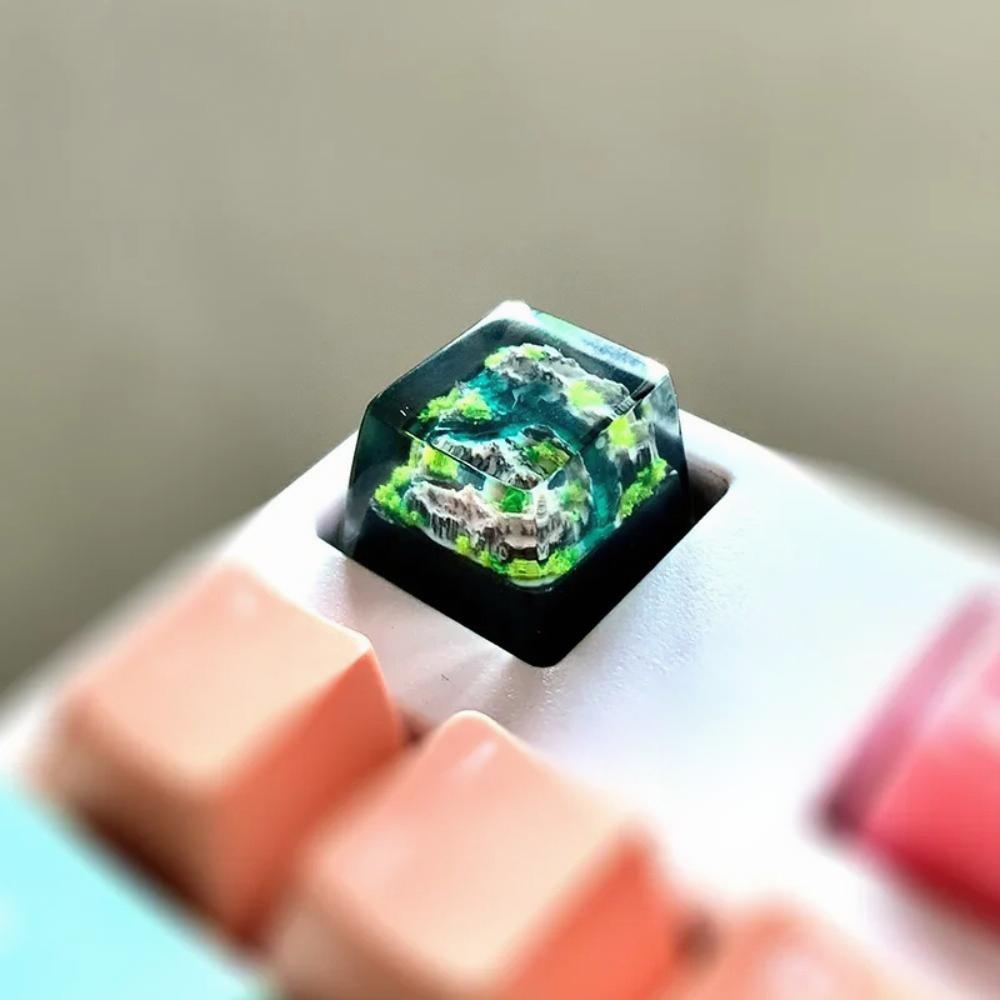 Keycaps Resin RGB Mountain And - Pc Gaming Lounge ulasan dan harga