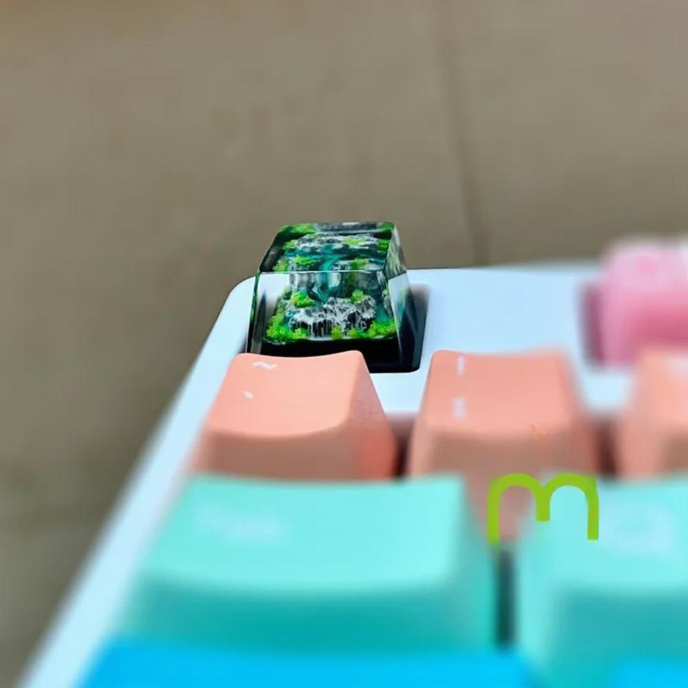 Keycaps Resin RGB Mountain And - Pc Gaming Lounge ulasan dan harga